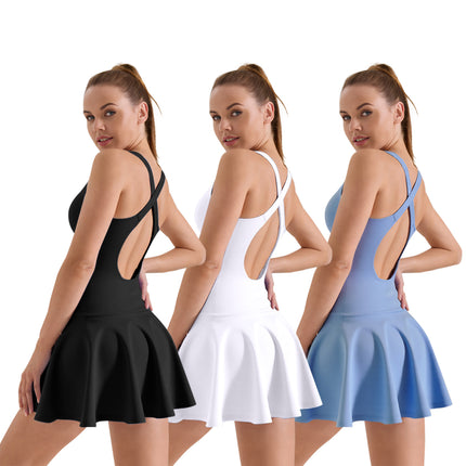 High-stretch Dresses, New Summer Nude Anti-walking Sports Dresses