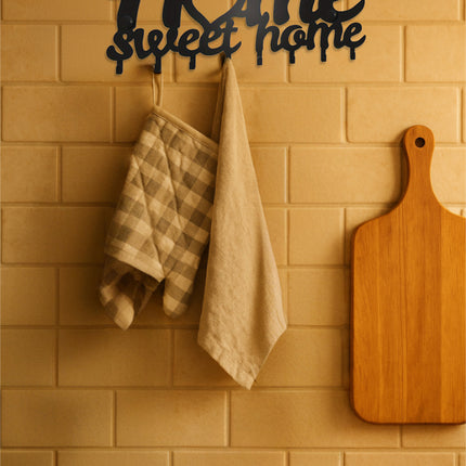 Sleek Adhesive Key Holder - Metal Key Holder Wall Mount W Contemporary Design
