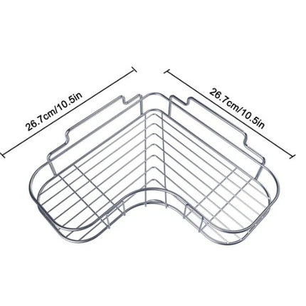 Shower Caddy Shelf Bathroom Corner Bath Storage Holder Organizer Triangular Rack