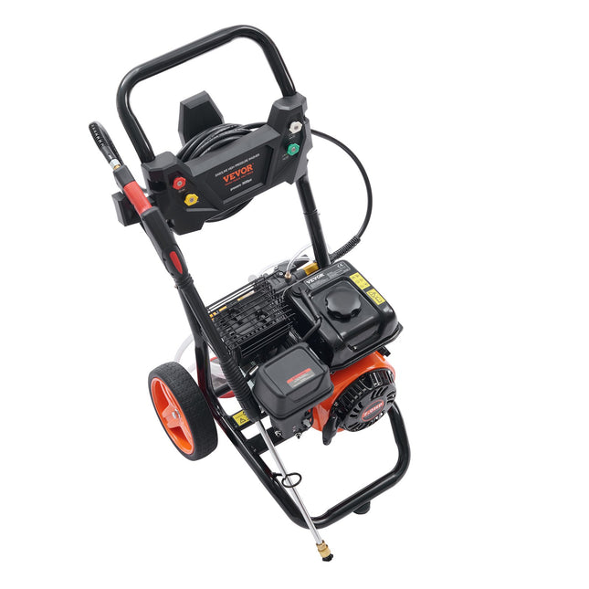 Gas Pressure Washer, 3600 PSI 2.6 GPM, Gas Powered Pressure Washer With Copper Pump, Spray Gun And Extension Wand, 5 Quick Connect Nozzles, For Cleaning Cars, Homes, Driveways, Patios