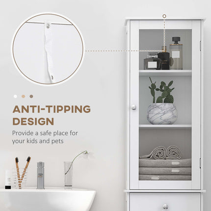 Slim Bathroom Storage Cabinet