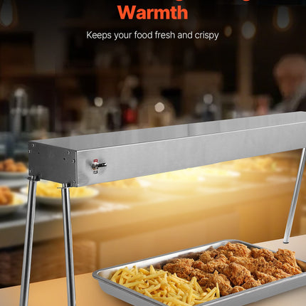 Commercial Food Heat Lamp 750W Electric Food Warmer For Restaurant & Buffet