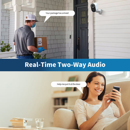 Solar Battery Security Camera Wireless Wifi CCTV Solar Powered Camera Surveill Camera Outdoor