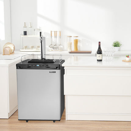 Beer Kegerator Draft Beer Dispenser Full Size Keg Refrigerator Single Tap