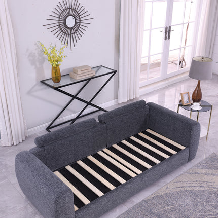 Modern Minimalist Comfortable Fabric GREY Sofa