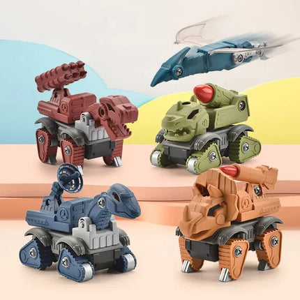 5 Pack Dinosaur Toys For Kids Age 3, Take Part Toys Dinosaur Building Toys Set For Toddler