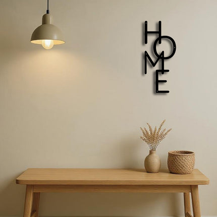 Metal Wall Decor HOME Letter Wall Sign Unique Design For Bedroom Decor&Gifts