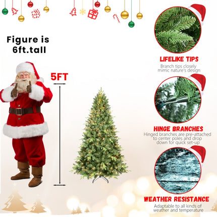 PE, PVC Christmas Tree, Green