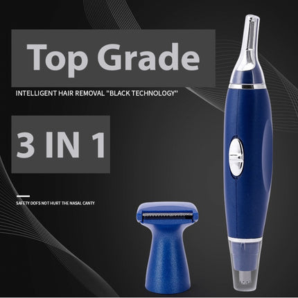 Electric Ear Beard Nose Hair Trimmer Eyebrow Mustache Remover Shaver Clipper New