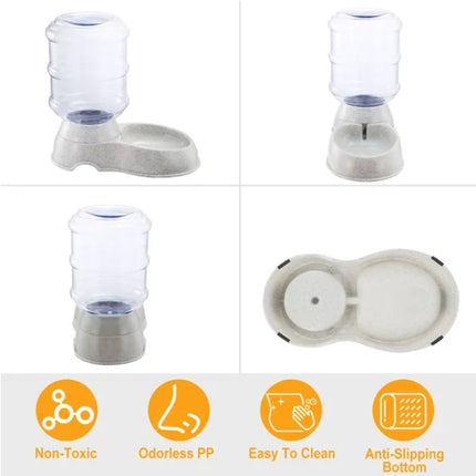 Automatic Gravity-Flow Pet Waterer