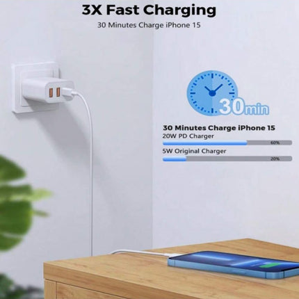 Charger Cable - Portable, Durable, Essential For Charging Compatible With Multiple Devices And Ensures Device Safety.
