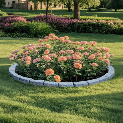 Fake Stone Landscape Edging 46.2 X 2.2 In Garden Lawn Edging Border For Walkway