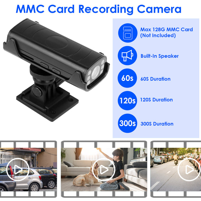 1Pc Wireless Camera Reverse Hitch Guide Camera Vehicle Backup Rechargeable Camera With Flexible Adhesive Base Night Vision For Car RVs Trailer Truck