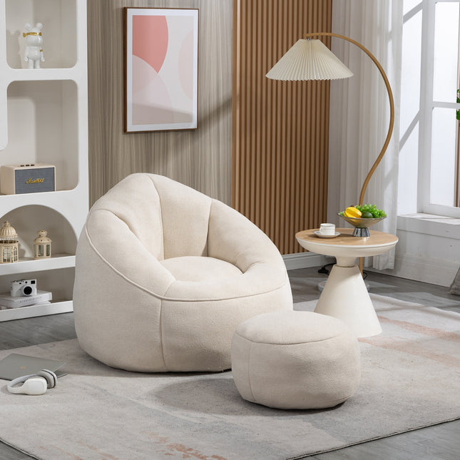 Bedding Bean Bag Sofa Chair High Pressure Foam With Padded Foam Padding