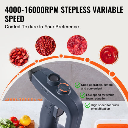 Commercial Immersion Blender 350W Heavy Duty Hand Mixer For Soup Sauces