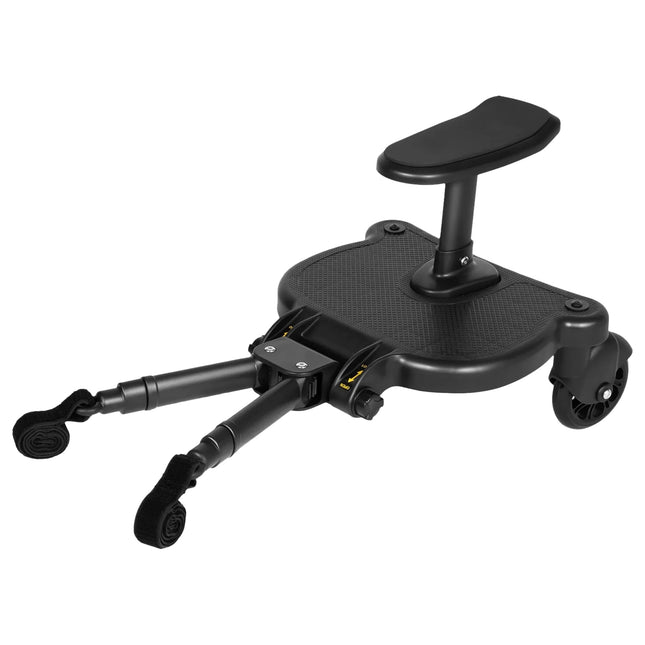 1Pc 2 In 1 Universal Stroller Board Sit & Stand Buggy Wheeled Board Toddler Stroller Attachment With Detachable Seat For 3-7 Years Old