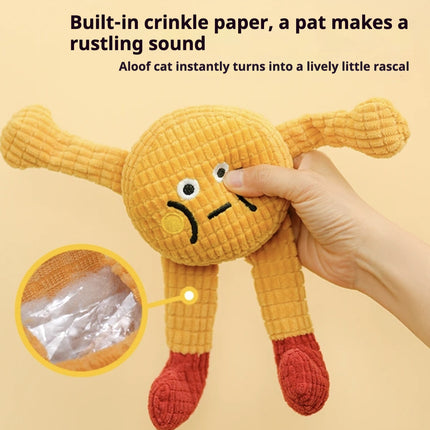 Adorable Squeaky Catnip Toys For Your Cat Or Dog, Perfect For Solo Play, Tough Enough To Chew, Great For Teeth Grinding And Keeping Teeth Clean.