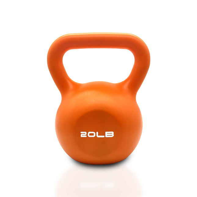 20lbs Kettlebell Set, Strength Training Kettlebells Weight Set For Women, Vinyl Coated Kettle Bell For Home Gym Workout Weight Lifting Equipment, Comfortable Grip Wide Handle Weights