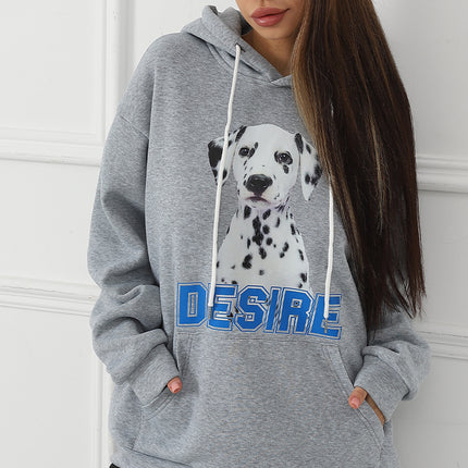 Women's Fashionable Casual Printed Long Sleeved Sweatshirt