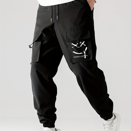 Straight Ankle Tied Wear-resistant Overalls Casual Pants