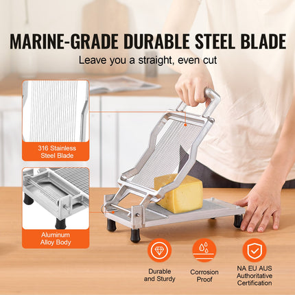 Cheese Cutter With Wire Cheeser Butter Cutting 0.2' Ultra-Thin Cheese Slicer