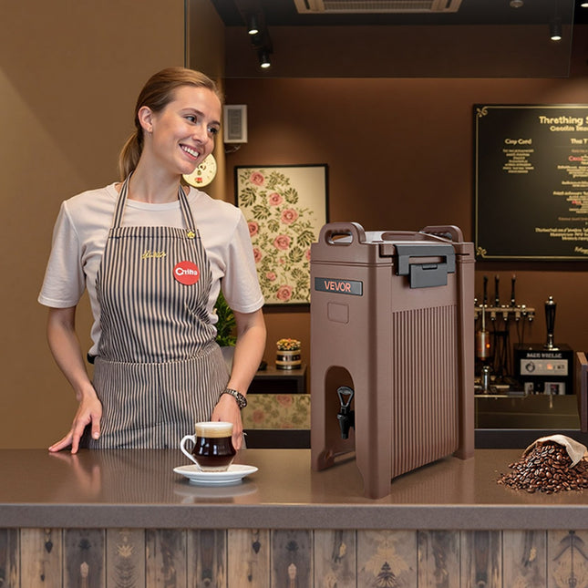 Insulated Hot And Cold Beverage Dispenser 5Gal/19L Food-Grade Drink Server