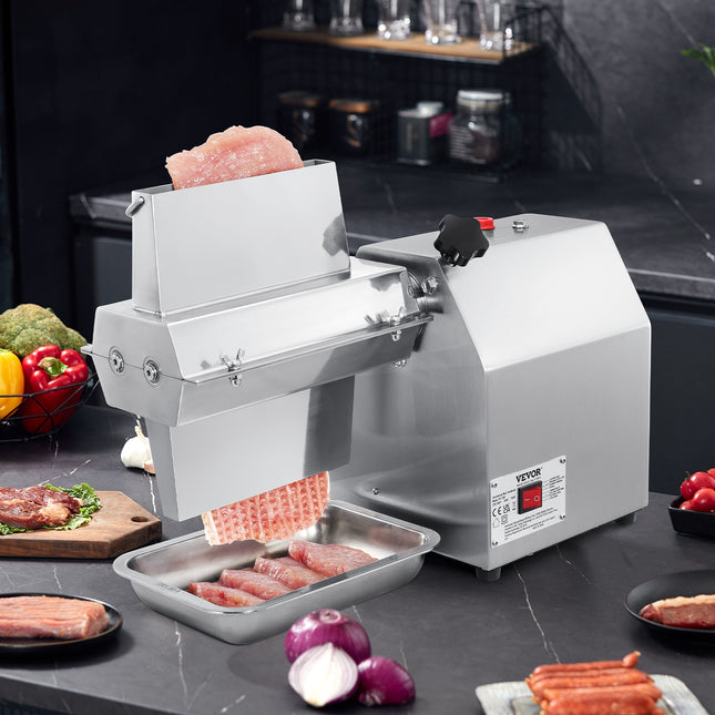 Commercial Meat Tenderizer, Heavy Duty 304 Stainless Steel Kitchen Tool With Meat Tong, Cleaning Brush, And Tray, 750W Electric Meat Tenderizer Machine For Beef, Turkey, Chicken, Pork, And Fish