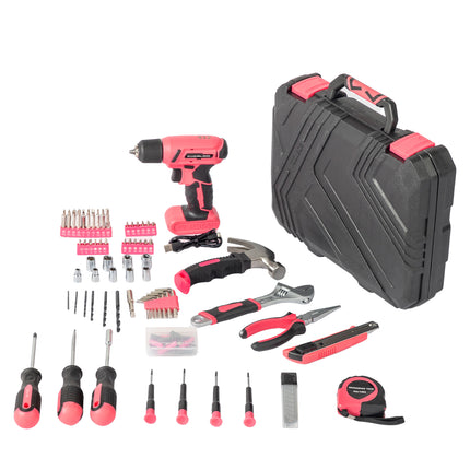 146pcs 8v Electric Drill Plastic Box Tool Set