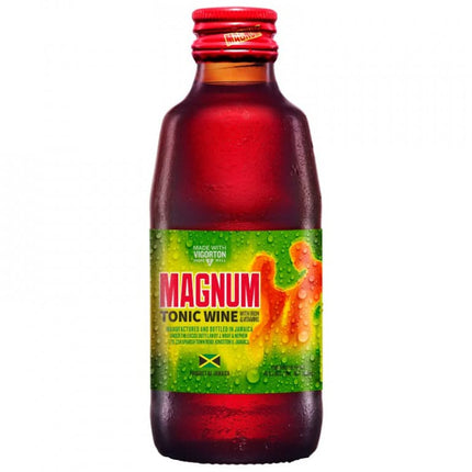 Magnum Tonic with Iron Vitamins and vigorton from Jamaica 200 ml (Pack of 6)