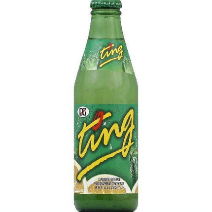 Ting Sparkling Jamaican Grapefruit Flavored Beverage, 10.14 oz Bottles, Pack of 6