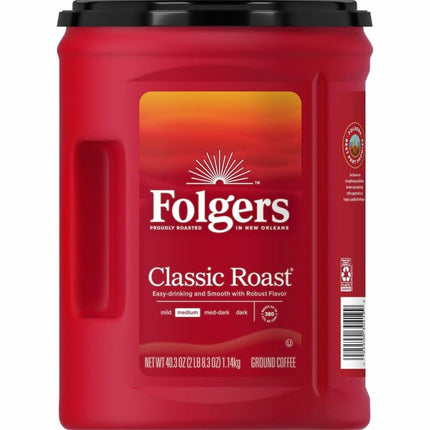 Folgers Classic Roast Medium Roast Ground Coffee