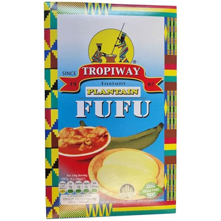 Tropiway Instant Plantain fufu Autentic 24 oz, (680g)