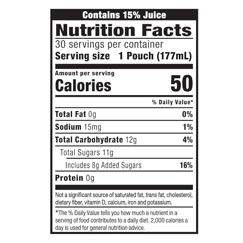 Capri Sun Fruit Punch Naturally Flavored Kids Juice Drink Blend