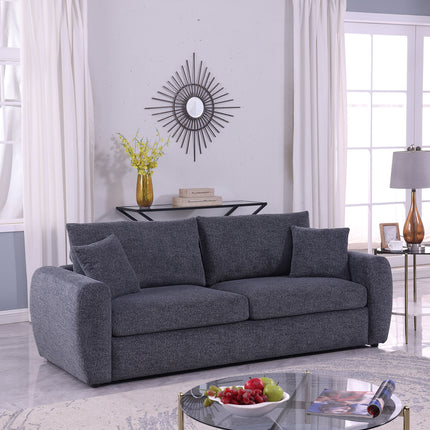 Modern Minimalist Comfortable Fabric GREY Sofa