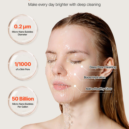 Skincare Water Filter Bathroom Sink Faucet Purifier For Skin White  Gold