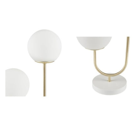 Metal 2-Light Globe Table Lamp