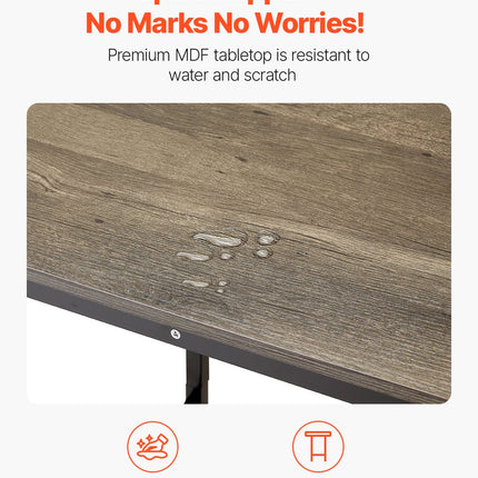 24 In Bar Table Height Pub Table Cocktail Coffee Counter Desk Kitchen Dining