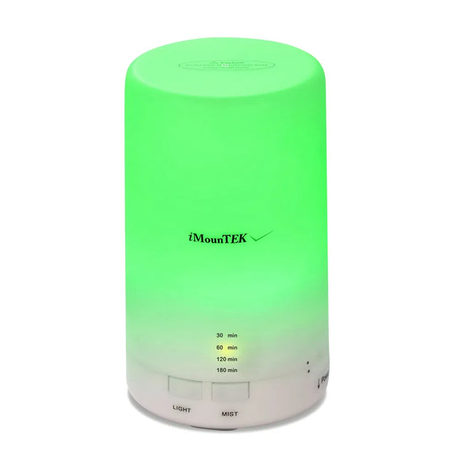 Mini Cool Mist Humidifier Ultrasonic Aroma Essential Oil Diffuser With 7 Color LED Lights 4 Timer Settings