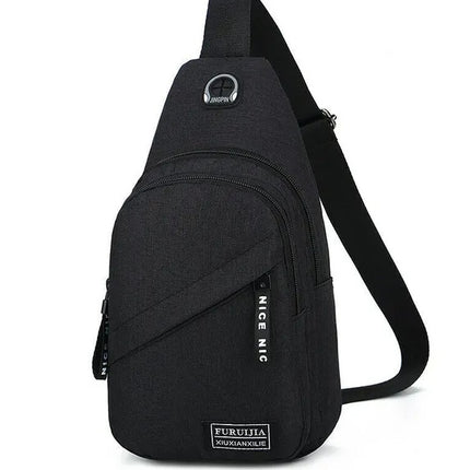 Men Women Sling Bag Chest Fanny Packs Cross Body Travel Sports Shoulder Backpack