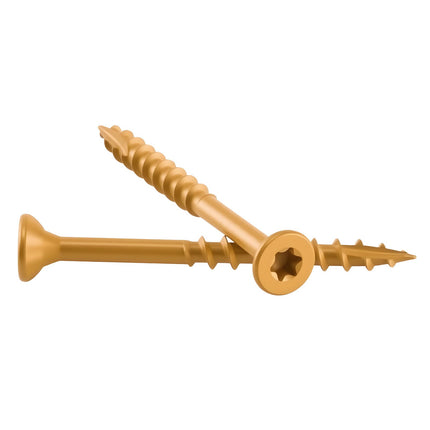 Wood Screws Anti-Rust 2-Inch Outdoor Deck Screws 350PCS T25 Torx Star Drive