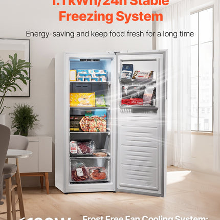 Convertible Freezer/Refrigerator 11 Cu.Ft Frost Free Upright Freezer Home