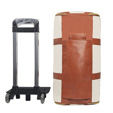 Large Capacity Trolley Travel Bag, Portable Folding Fitness Bag