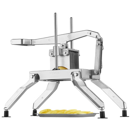 Commercial Vegetable Slicer, 1/4 And 1/2 Inch Tomato Slicer, Stainless Steel And Aluminum Alloy Vegetable Cutter Slicer, Manual Tomato Slicer With Non-slip Feet, For Tomatoes, Onions, Potatoes