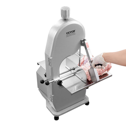 1800W Commercial Electric Meat Bandsaw Stainless Steel Bone Sawing Machine