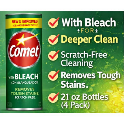 Ultimate Clean Guard Glove & Cloth Set - 4-Pack Comet Bundle Kit