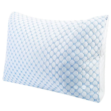 Bed Pillows Cooling Memory Foam Pillow Ventilated With Cooling Gel Infused Memory Foam Heat Moisture Reducing Cooling Fiber Breathable Machine Washable
