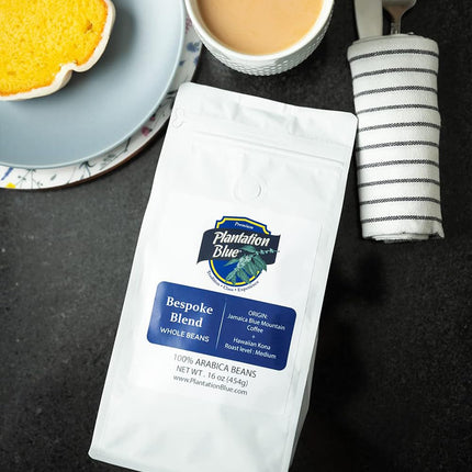 PREMIUM PLANTATION BLUE TRADITION CLASS EXPERIENCE 100% Blue Mountain Coffee Jamaica, Medium Roasted & Ground (8oz)