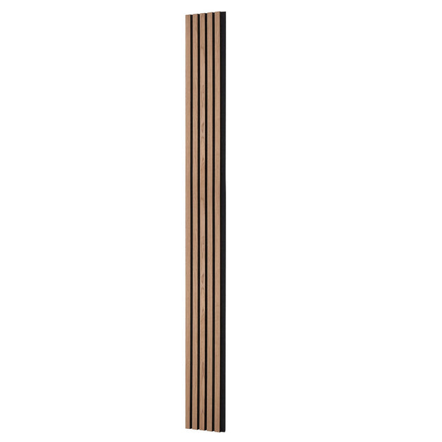 Wood Slat Acoustic Panels, 7.9 X 94.5 Inch, MDF Accent Wooden Wall Panels For Modern Interior Wall, Faux Wood Wall Board Panels For Stylish Decor And Noise Reduction, Walnut