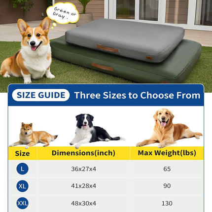 Medium Dog Outdoor Removable And Washable Inflatable Waterproof And Non-slip Dog Bed Summer Pet Travel Mat