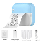 Blue 5 Rolls Printing Paper